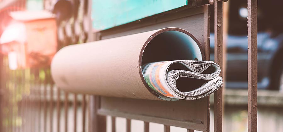 Časopis dostavljen v poštni predalčnik